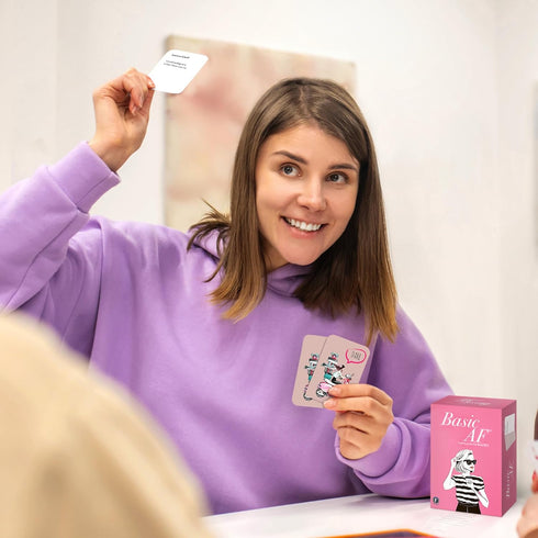 FITZ Basic Party Game - Hilarious Girls Night Card Game for Bachelorette Parties, 350 Questions, Ages 17+, 4-10 Players