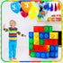 30 Pieces Building Block Party Box, Cardboard Snack Box for Children's Building Block Game Party Decorations