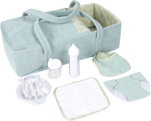 Rakki Dolli Doll Carrier Doll Carry Cot Carry Crib Set with Feeding