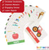 101 1-3 LearnWorx Baby Flash Cards for Toddlers | Award Winning First Words Toddler Flash Cards | Speech Toys Help