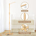 57.4 Inch Set FEISIKE Baby Crib Mobile Arm, Mobile Arm for Crib Wooden Nursery Decor Hanger,Holder for DIY Mobile Baby