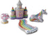 8 MindWare Paint Your Own Stone Unicorn Garden Weather-Resistant Garden Rocks Paint Kit for Kids Includes Paint