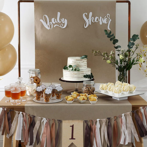 1st Birthday Decorations for High Chair Banner Boy's First Highchair Birthday Banner Baby Wild One Burlap Decorations