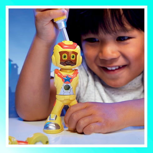 PJ Masks Power Heroes Buildable Heroes, Newton Star Action Figure, Easy-to-Assemble Superhero Toys for Ages 3 Years and