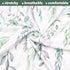 DILIMI Baby Car Seat Cover & Nursing Pillow Cover - Green Leaf Design