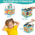 Qilay Wooden Activity Cube for Toddlers 1-3, 5 in 1 Multipurpose ABC-123 Abacus Montessori Learning Toys for 1-3 Year