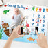 Gone Fishing Baby Monthly Milestone Blanket, Little Fisherman Bobber Photo Prop Ideas for Newborn Boy & Girl, 40" X 50"
