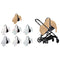 SZYDD Printed Baby Strollers Soft Breathable Cart Seat Sleeve Windproof Basket Protectors Case for Infant Carriers Dust
