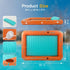 Inflatable Tanning Pool for Adults, Tanning Pool with Pillow Lounger Float and Cup Holders, Orange X-Large for Backyard