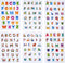 664 Pcs Cute Alphabet Letter Stickers - 24 Sheets Colorful Animals Art Paper for Preschool Kids, Scrapbook, Party