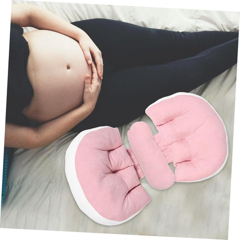 Kisangel U Shaped Pregnancy Pillow for Side Sleeping Multifunctional Maternity Support for Belly and Back Pain Relief