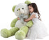 Big Teddy Bear Stuffed Animal, 4 Feet Extra Large Green Plush Toy for Girls, Mother's Day, Birthday Gift