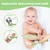Case,2 2 1 Baby Diaper Cream Spatula with Large Diaper Spatula with Case Gift Box,Soft Butt Paste Spatula Baby Butt