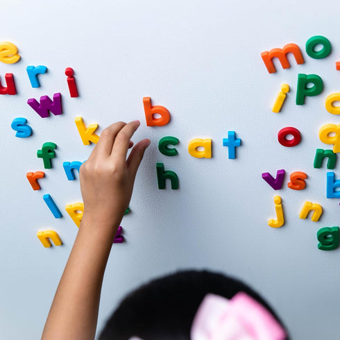 Set 3+ Educational Insights Multicolor Lowercase AlphaMagnets - of Alphabet Magnets for Toddlers Learning ABCs, Small