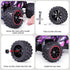 HAIBOXING RC Car Spare Parts, Truck Wheels Complete (Front/Rear) 2pcs, TPR Off-Road Knobby Tires for 18859A & 2021