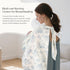 2-in-1 SummerBlueberrie SERAPHY Muslin Baby Car Seat Cover & Nursing Cover, Soft Lightweight Breastfeeding Cover