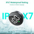 MX08 IPX7 Longriver Shower Temperature Display, Shower Thermometer with Hydro Powered Sensor, Digital Water Temperature