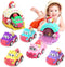 seveclotree Toys for 1 Year Old Girls,Baby Cartoon Car Toys with Shooting Car