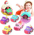 seveclotree Toys for 1 Year Old Girls,Baby Cartoon Car Toys with Shooting Car