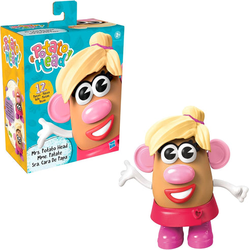 Set 12 2 Mr. Potato Head Mrs. Potato Head with Parts and Pieces, Toddler and Preschool Toys for Year Old Boys and Girls
