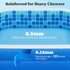 Swimming 64.2x12.2 Inflatable Pool for Kids, Non-Slip Sprinkler Splash Pad for Backyard, Thickened PVC Kiddie Pool
