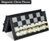 GEACOOL Set 5.1 Set(X-Small) Mini Travel Chess - Inhces Magnetic Portable Folding Chess Board Games for Kids - Small