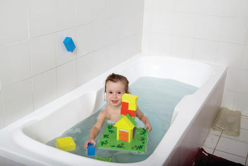 Edushape Floating Blocks - Bath Construction Foam Toys Set for Early Child Development