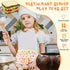 SHIQIKEJIPTY 7 Set Set Pieces Restaurant Server Play Toys Pretend Play Restaurant Food Kids Waitress Pretend Restaurant