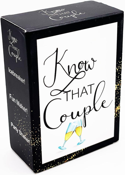 Know That Couple - Hilarious Bridal Shower Games | Fun Questions for Engagement, Wedding, and Rehearsal Dinner Games