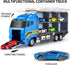 TEMI Transport Cars Carrier Set Toys with Play Mat, Die-cast Vehicles Truck for Kids Age 3-9