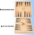 GSE Games & Sports Expert Wooden 9-in-1 Game Combo Set - Chess, Checkers, Backgammon, and More