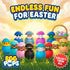 Egg Pops Talking Easter Egg Toy - Figure Pops Up & Plays Sounds, Easter Basket Stuffers for Teens - Interactive Kids