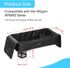 W1,W2) Stroller Snack Tray with Anti-Falling Bottle Holders for Wonderfold Wagon,Waterproof Faux Leather Interior,Easy