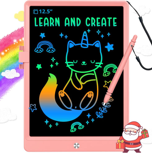 BUKEBU LCD Writing Tablet Doodle Board,12.5 inch Colorful Drawing Pad,Electronic Drawing Tablet,