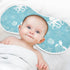Qinllo 2 Pack 22" 11" Muslin Burp Cloths Sea Turtle Blue Cotton Baby Burp Cloths Absorbent Soft Burping Cloth
