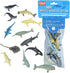 Wild Republic Mini Whale & Shark Polybag - Kids Gifts, Educational Aquatic Toys, 10 Pieces in Reusable Bag