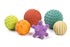 Miniland 6 Sensory Balls - Natural Rubber Teething Toys for Babies to Toddlers Age 4, Multi-Sensory Stimulation