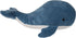 8-Inches, Mary Meyer Stuffed Animal Smootheez Pillow-Soft Toy, Blue Whale