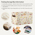Closet Mushroom Rectangle Storage Basket Collapsible Storage Bin for Nursery Toys Books Waterproof Baskets for Shelves