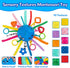 10 0-3-6-18 teytoy Sensory Toy, Texture Toys for Babies with Rattle, Autism Sensory Toys Jellyfish Shape Tactile
