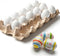 SallyFashion 15 PCS Fake Easter Eggs, Wooden Play Kitchen Egg Toys for