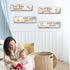 MJSXY Boy,4PCS Bear Nursery Wall Decor,Wooden Bear Wall Art for Baby Cute Boy Room Decor for Nursery Themes Bathroom