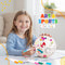 3 3 4 5 6-8 Paint Your Own Soccer Ball with Markers, Toddler Arts and Crafts Kits Soccer Gifts for Girls Boys, Size