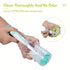 CAREBABYMORE Set Baby Bottle Brush with Nylon Nipple Cleaner, Sponge & Straw Brushes (Blue)