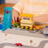 Driven by Battat Auto Shop & Race Track Playset - 80-Piece Collapsible Set with Tracks and Toy Cars