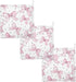 YETTASBIN 4 5 Pack Bow Pink Muslin Baby Hand Washcloths, Soft Cotton Bath Face Towel, Layers Extra Absorbent Feeding