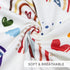Rainbow Nursing Pillow Cover, Breastfeeding Pillow Slipcover for Baby Girls/Boys, Soft Snug Fits On Newborn Feeding