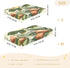Bseiialft 52 28 Avocados Green Leaves Vintage Crib Sheets for Boys Girls Soft and Breathable Cotton Baby Sheets