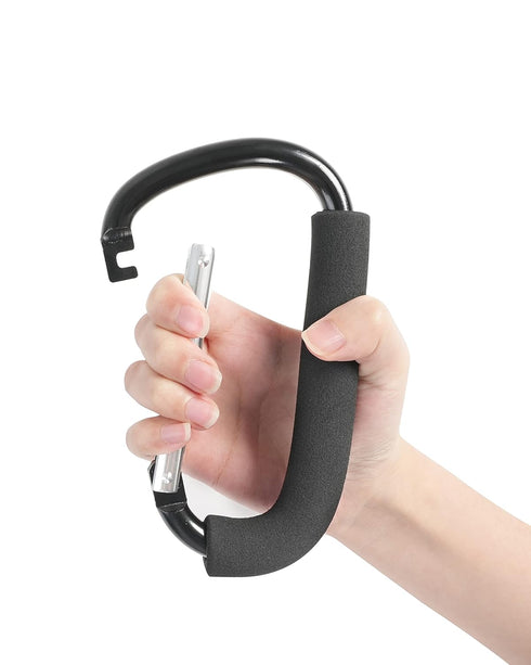 Stroller Hooks, 6.3" Large Stroller Clip for Hanging Bags and Shopping, Accessories for Mommy