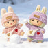 VVQUI (2 Pack) 17cm 6-Piece Clothes for LABUBU Doll, Handcrafted Crochet Accessories for LABUBU, Premium Outfits